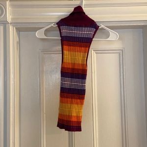 Urban outfitters tight fit turtle neck sleeveless top